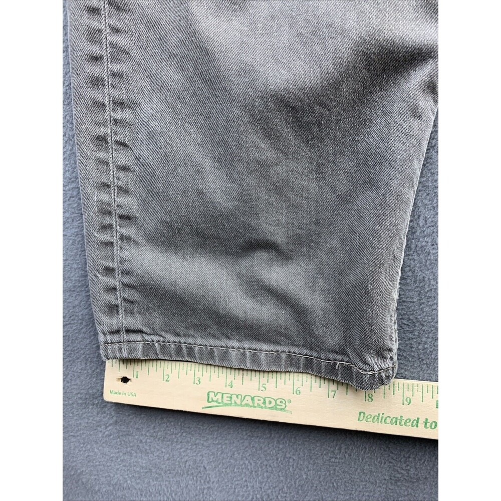 Levi Strauss 569 Denim Jeans Men's Size W36 L34 Gray Wash Stained Thrashed - Picture 9 of 16